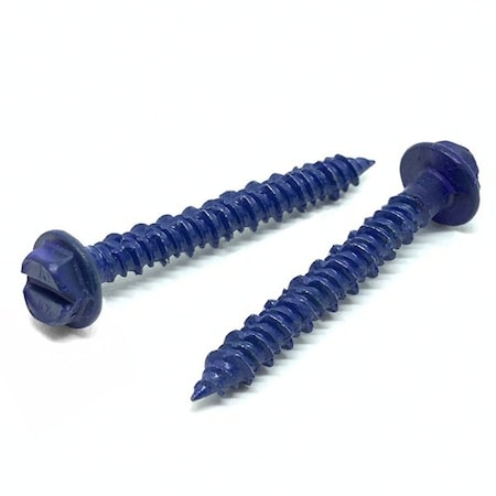 Boltsandnuts.Com 1/4 in Dia., Hex, 4 in L, Steel 125 PK 25D400SHWHCSBLUE-125